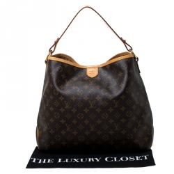 Pre Owned Louis Vuitton Monogram Canvas Delightful MM Bag