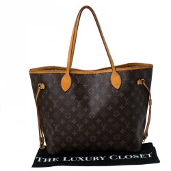 Louis Vuitton Monogram Canvas Neverfull MM Bag