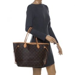 Louis Vuitton Monogram Canvas Neverfull MM Bag