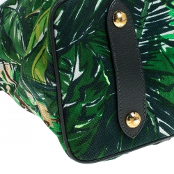 Pre Owned Louis Vuitton Green Limited Edition Canvas Escale Ailleurs Cabas PM Bag