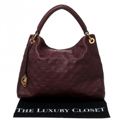 Pre Owned Louis Vuitton Aurore Monogram Empreinte Leather Artsy GM Bag