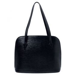 مملوكة مسبقًا حقيبة لوي فيتون لوساك جلد أيبي سوداء