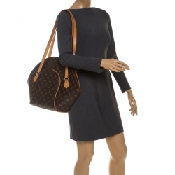 Pre Owned Louis Vuitton Monogram Canvas Ellipse GM Bag