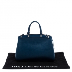 Pre Owned Louis Vuitton Saphir Epi Leather Brea MM Bag