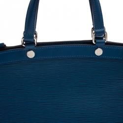 Pre Owned Louis Vuitton Saphir Epi Leather Brea MM Bag