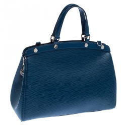 Pre Owned Louis Vuitton Saphir Epi Leather Brea MM Bag
