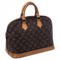Pre Owned Louis Vuitton Monogram Canvas Alma PM Bag
