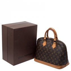 Pre Owned Louis Vuitton Monogram Canvas Alma PM Bag