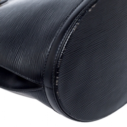 مملوكة مسبقًا حقيبة لوي فيتون كلوني جلد إيبي سوداء