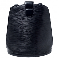 مملوكة مسبقًا حقيبة لوي فيتون كلوني جلد إيبي سوداء