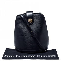 مملوكة مسبقًا حقيبة لوي فيتون كلوني جلد إيبي سوداء