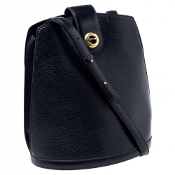 مملوكة مسبقًا حقيبة لوي فيتون كلوني جلد إيبي سوداء