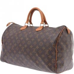 Pre Owned Louis Vuitton Monogram Canvas Speedy 40 Bag