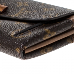 Louis Vuitton Havane Monogram Canvas Elysee Continental Wallet