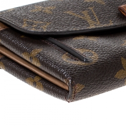 Louis Vuitton Havane Monogram Canvas Elysee Continental Wallet