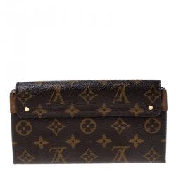 Louis Vuitton Havane Monogram Canvas Elysee Continental Wallet