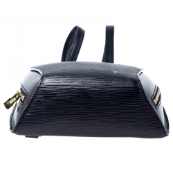 Pre Owned Louis Vuitton Black Epi Leather Mabillon Backpack