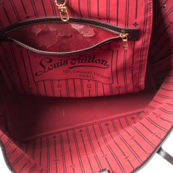 Louis Vuitton Damier Ebene Canvas Neverfull MM Bag
