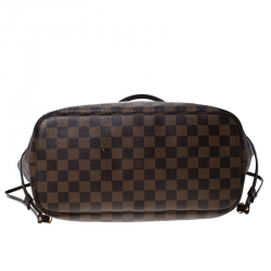 Louis Vuitton Damier Ebene Canvas Neverfull MM Bag