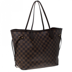 Louis Vuitton Damier Ebene Canvas Neverfull MM Bag
