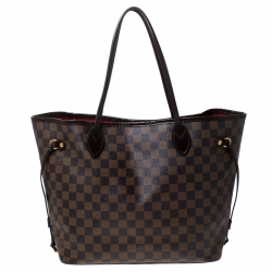 Louis Vuitton Damier Ebene Canvas Neverfull MM Bag