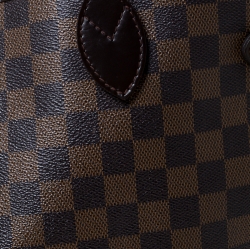 Louis Vuitton Damier Ebene Canvas Neverfull MM Bag