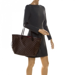 Louis Vuitton Damier Ebene Canvas Neverfull MM Bag