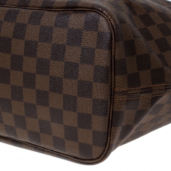 Louis Vuitton Damier Ebene Canvas Neverfull MM Bag