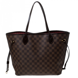 Louis Vuitton Damier Ebene Canvas Neverfull MM Bag