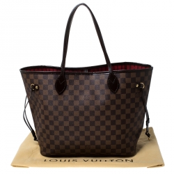 Louis Vuitton Damier Ebene Canvas Neverfull MM Bag