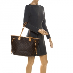 Louis Vuitton Monogram Canvas Neverfull MM Bag
