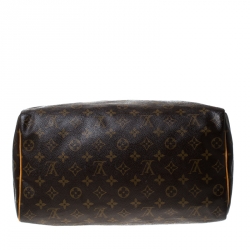Pre Owned Louis Vuitton Monogram Canvas Speedy 35 Bag 
