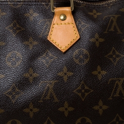 Pre Owned Louis Vuitton Monogram Canvas Speedy 35 Bag 