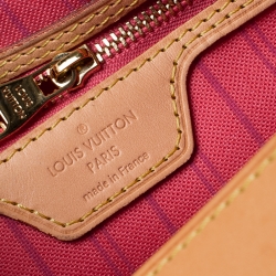 Pre Owned Louis Vuitton Damier Azur Canvas Delightful PM Bag