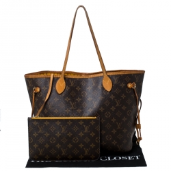 Louis Vuitton Monogram Canvas Neverfull MM Bag