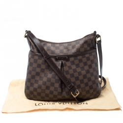 Pre Owned Louis Vuitton Damier Ebene Canvas Bloomsbury PM Bag