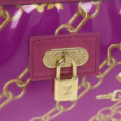 Pre Owned Louis Vuitton Limited Edition Fuchsia Monogram Charms Pochette Bag
