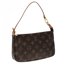 Pre Owned Louis Vuitton Monogram Canvas Pochette Accessories