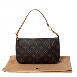 Pre Owned Louis Vuitton Monogram Canvas Pochette Accessories