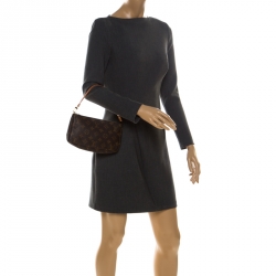 Pre Owned Louis Vuitton Monogram Canvas Pochette Accessories