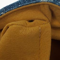 Pre Owned Louis Vuitton Blue Denim Monogram Mini Pleaty Bag