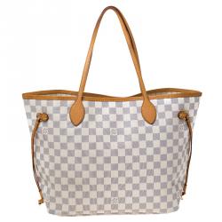 Louis Vuitton Damier Azur Canvas Neverfull MM Bag