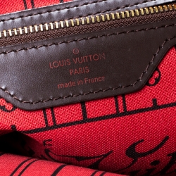 Louis Vuitton Damier Ebene Canvas Neverfull PM Bag