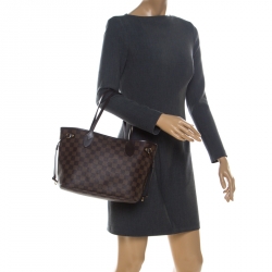 Louis Vuitton Damier Ebene Canvas Neverfull PM Bag