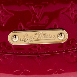 مملوكة مسبقًا Louis Vuitton Rose Pop Monogram Vernis Sunset Boulevard Clutch Bag