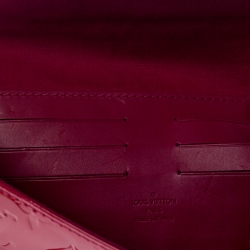 مملوكة مسبقًا Louis Vuitton Rose Pop Monogram Vernis Sunset Boulevard Clutch Bag