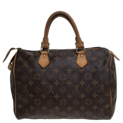 Pre Owned Louis Vuitton Monogram Canvas Speedy 30 Bag