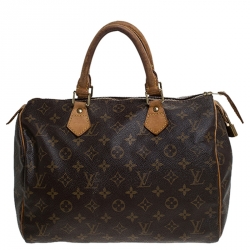 Pre Owned Louis Vuitton Monogram Canvas Speedy 30 Bag