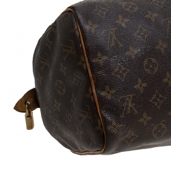 Pre Owned Louis Vuitton Monogram Canvas Speedy 30 Bag