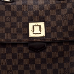 Pre Owned Louis Vuitton Damier Ebene Canvas Bergamo MM Bag